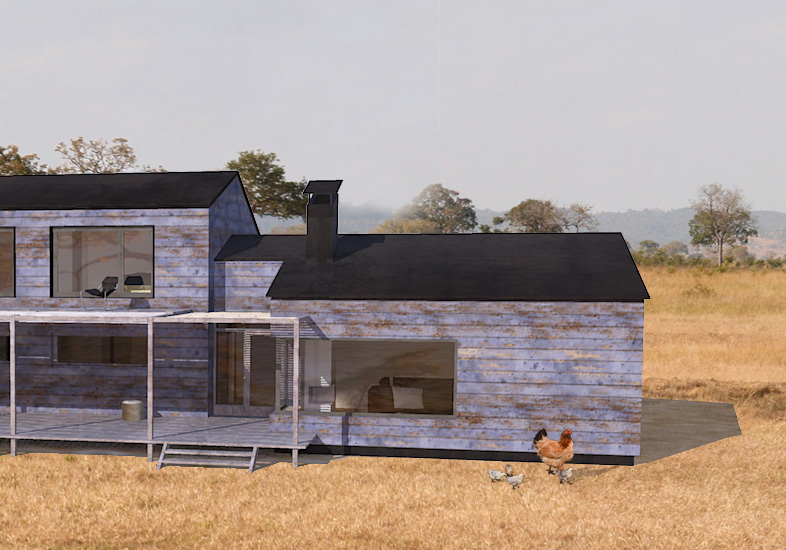 Haus Kenya Gartenansicht