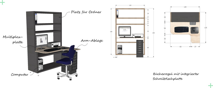DIY-Computerregal