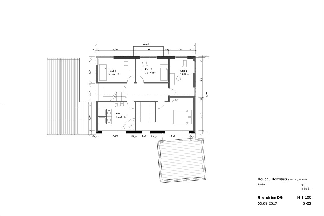 Haus Schönkirchen - Grundriss 1. OG