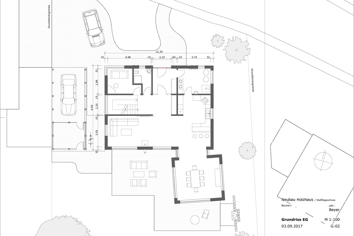 Haus Schönkirchen - Grundriss EG