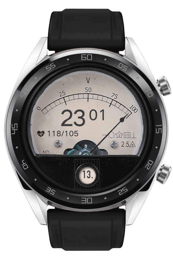 Watchface Voltmeter